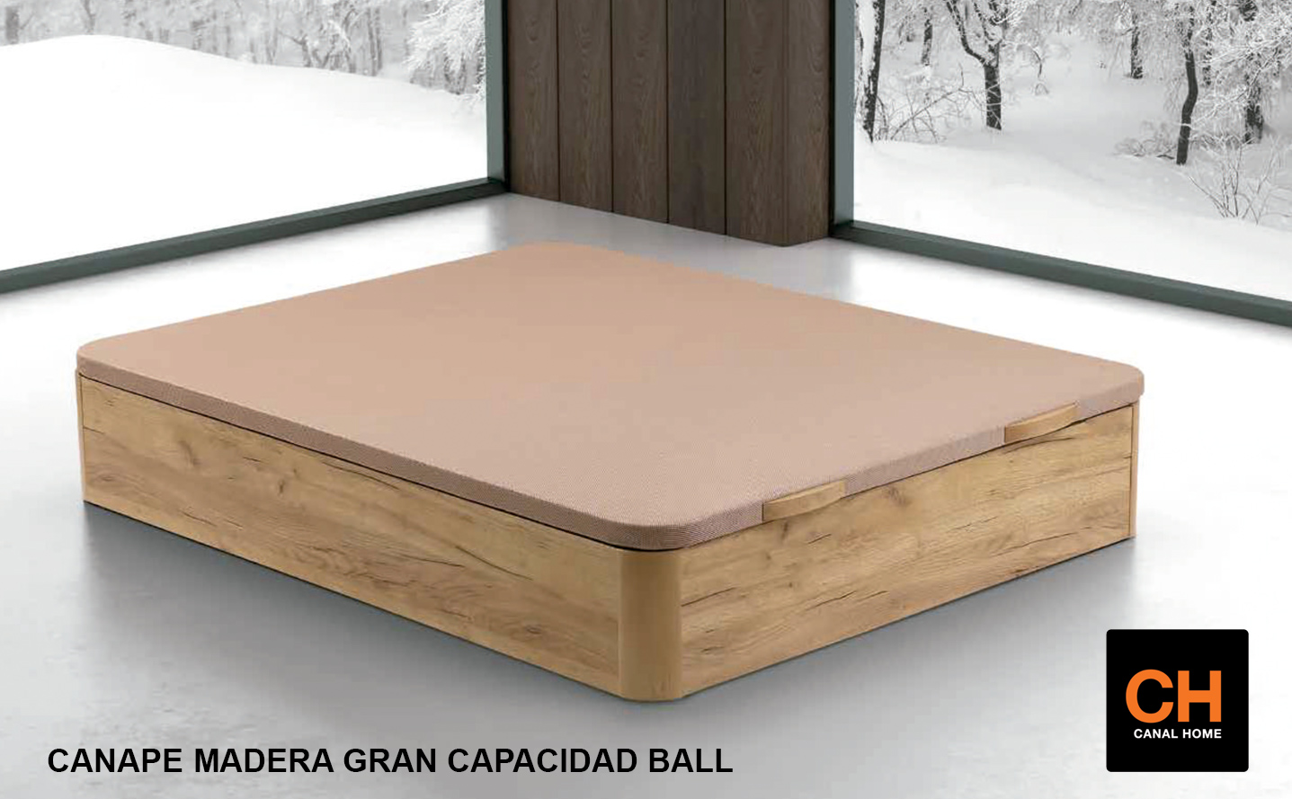 Canapé Madera Gran Capacidad Ball