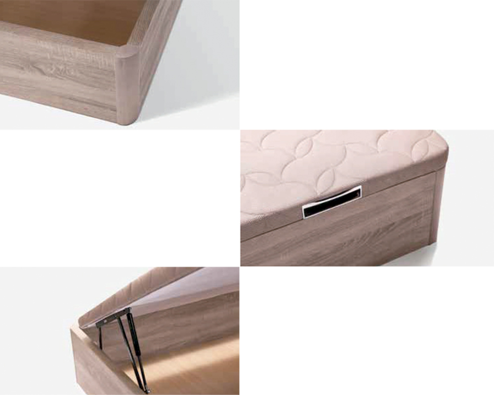 Canapé Madera Gran Capacidad Judith 2 Alturas: 38-30 cm. - Imagen 3