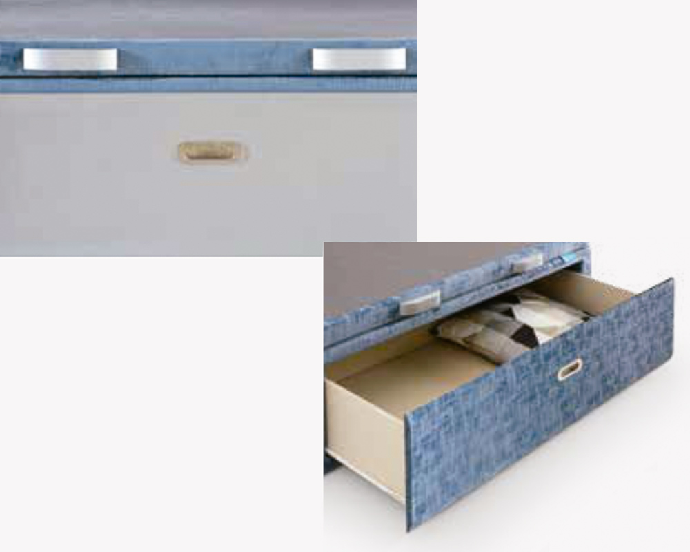 CANAPE TAPIZADO GRAN CAPACIDAD CAJON FRONTAL COBBLER - Imagen 4