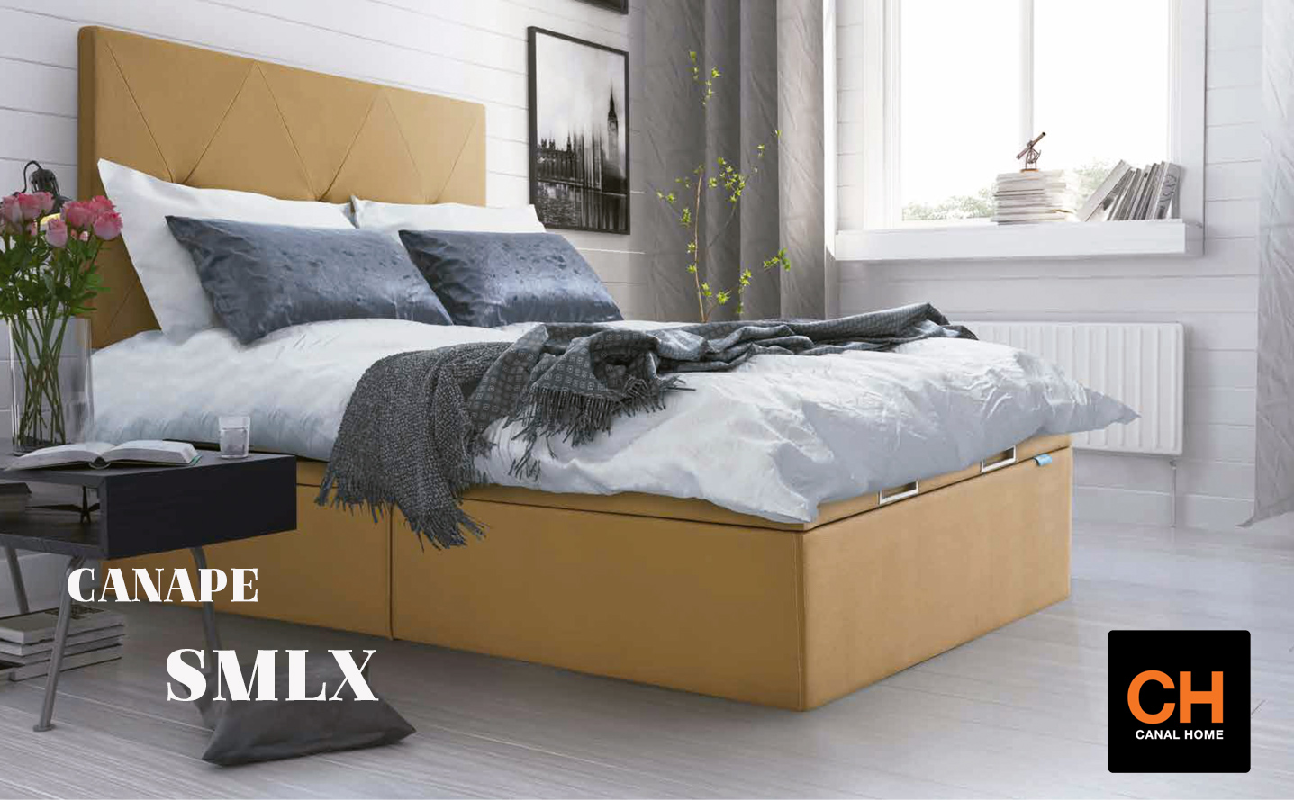 CANAPE TAPIZADO GRAN CAPACIDAD EXTRA SMLX
