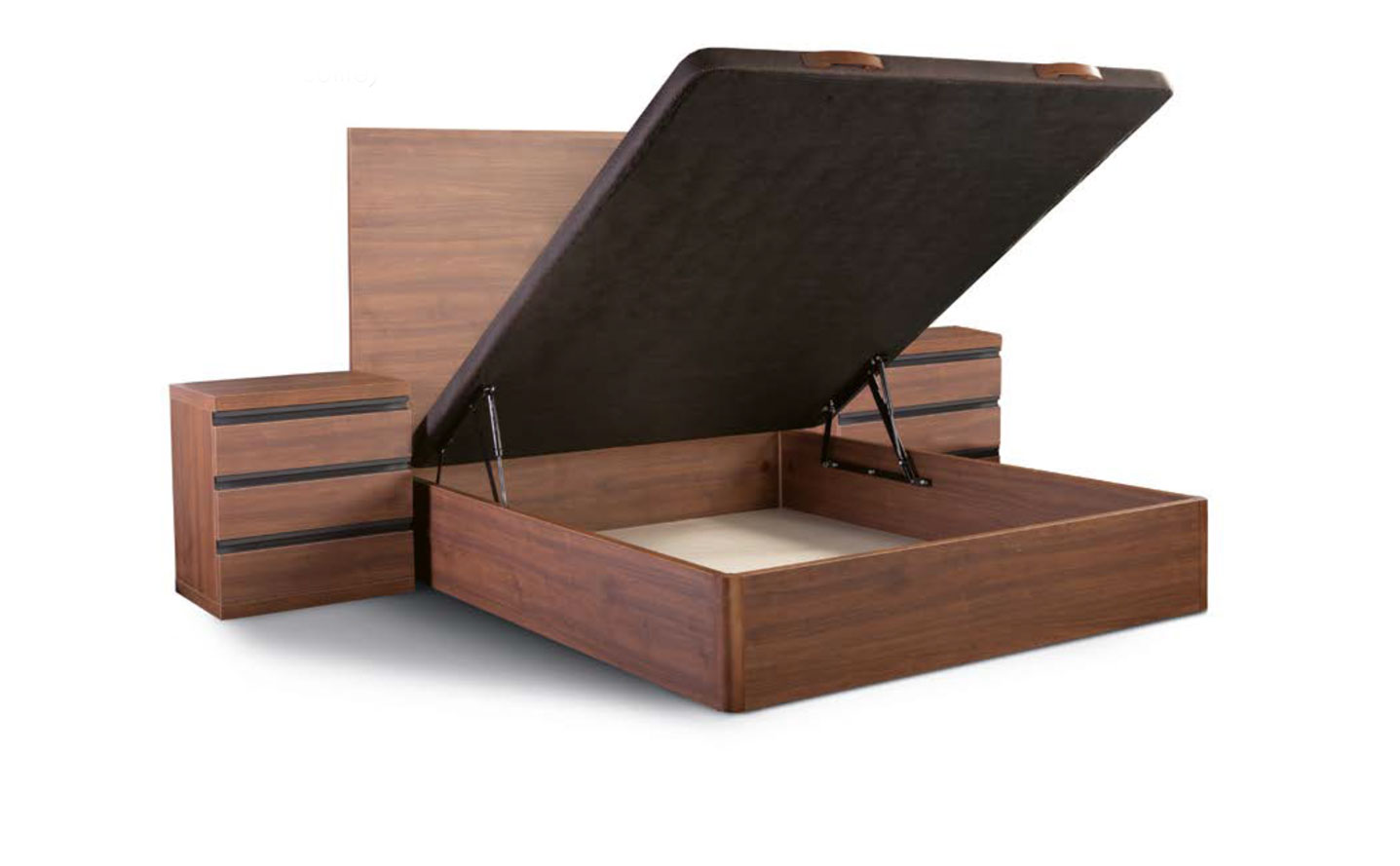 CANAPE MADERA MODELO ALEJANDRA 2 ALTURAS 37-33 CM - Imagen 2